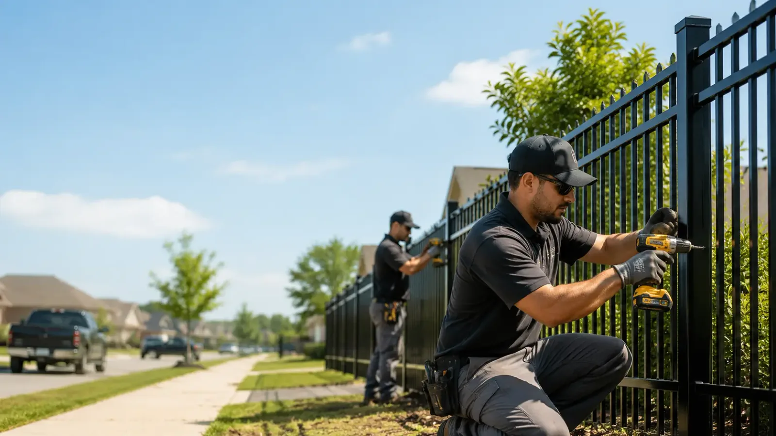 Metal Fence Installation in Howell, MI
